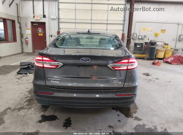 3FA6P0MU7KR265669 2019 FORD FUSION HYBRID Gray 