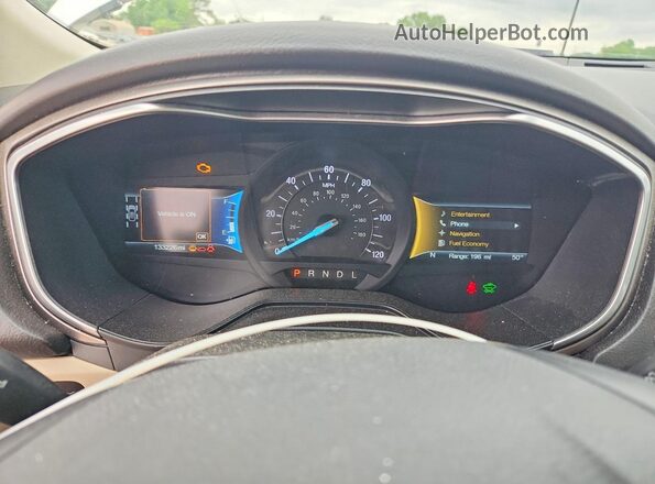 3FA6P0MUXKR154341 2019 FORD FUSION White Widok zestawu wskaźników