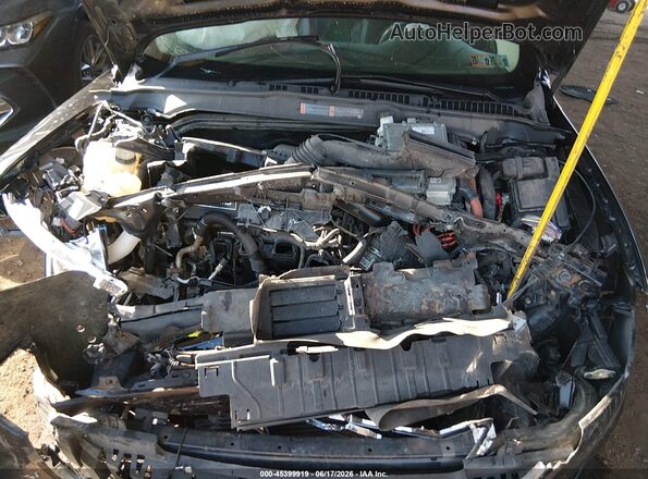3FA6P0MUXKR185461 2019 FORD FUSION HYBRID Черный Вид сзади