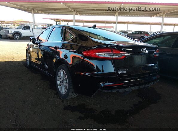 3FA6P0MUXKR185461 2019 FORD FUSION HYBRID Черный Задняя левая четверть