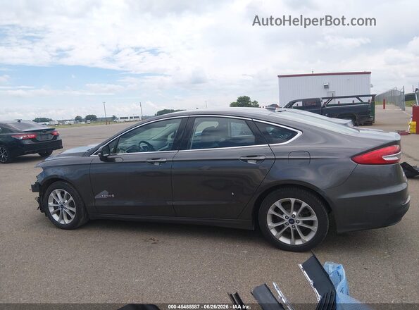 3FA6P0MUXKR272082 2019 FORD FUSION HYBRID Серый 