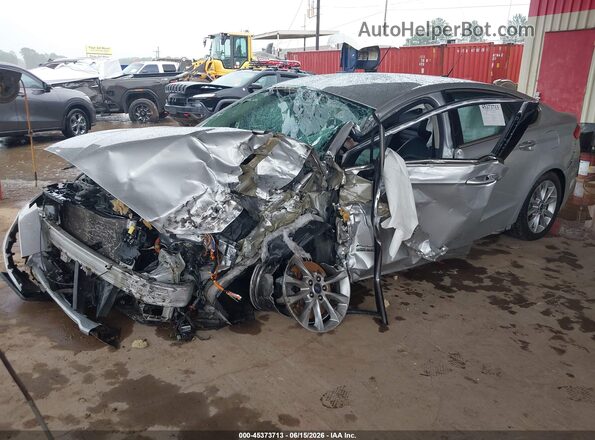 3FA6P0PU2HR275420 2017 FORD FUSION ENERGI Silver Առջևի ձախ երեք քառորդ տեսարան