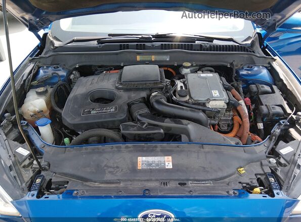 3FA6P0PU3HR379933 2017 FORD FUSION ENERGI Blue Հետևի տեսք