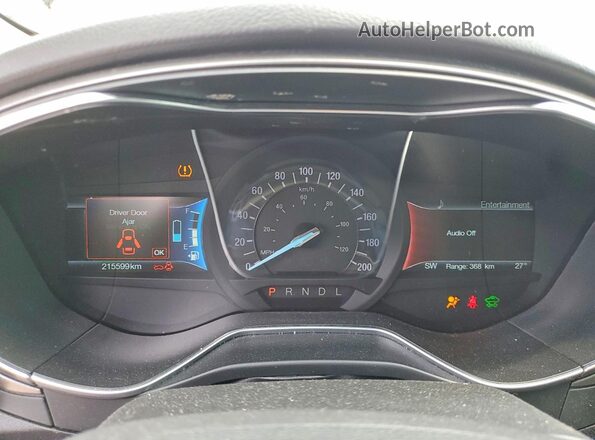 3FA6P0PU3JR258325 2018 FORD FUSION Gray ხელსაწყოთა პანელის ხედი