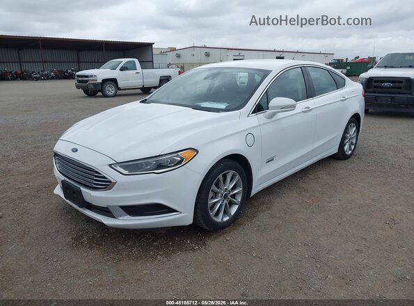 3FA6P0PU3JR273620 2018 FORD FUSION ENERGI White Вид спереду
