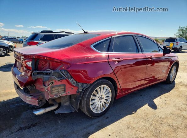 3FA6P0PU4GR366574 2016 FORD FUSION Red Rear right