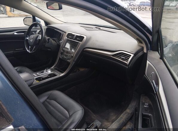 3FA6P0PU4JR105873 2018 FORD FUSION ENERGI Blue Вид салону спереду