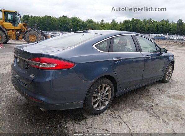 3FA6P0PU4JR105873 2018 FORD FUSION ENERGI Blue Задня права чверть