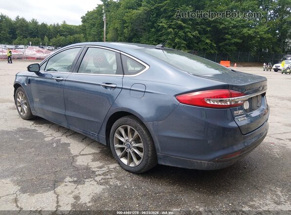 3FA6P0PU4JR105873 2018 FORD FUSION ENERGI Blue Задня ліва чверть