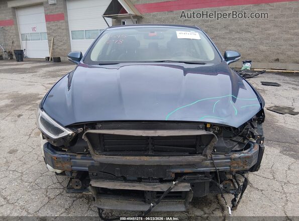 3FA6P0PU4JR105873 2018 FORD FUSION ENERGI Blue Вид задньої частини салону