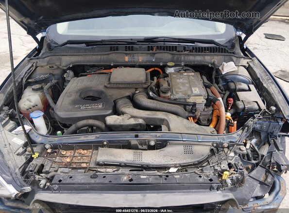 3FA6P0PU4JR105873 2018 FORD FUSION ENERGI Blue Вид ззаду