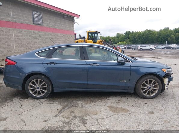 3FA6P0PU4JR105873 2018 FORD FUSION ENERGI Blue Панорамний вид салону 360°