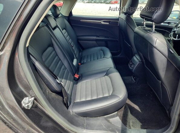 3FA6P0PU4JR190634 2018 FORD FUSION Gray Vista de los asientos traseros