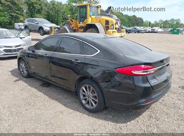 3FA6P0PU7JR105981 2018 FORD FUSION ENERGI Black Rear left