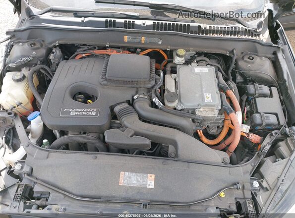 3FA6P0PU7JR105981 2018 FORD FUSION ENERGI Black Rear view