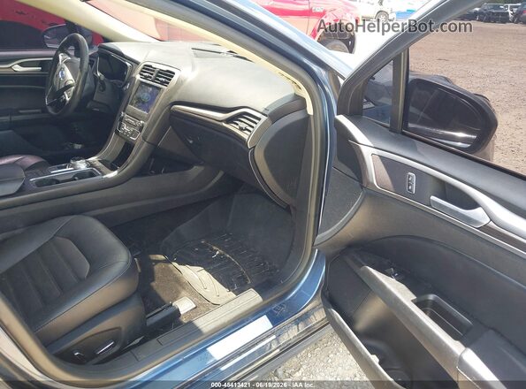 3FA6P0PU7JR222038 2018 FORD FUSION ENERGI Blue წინა სალონის ხედი