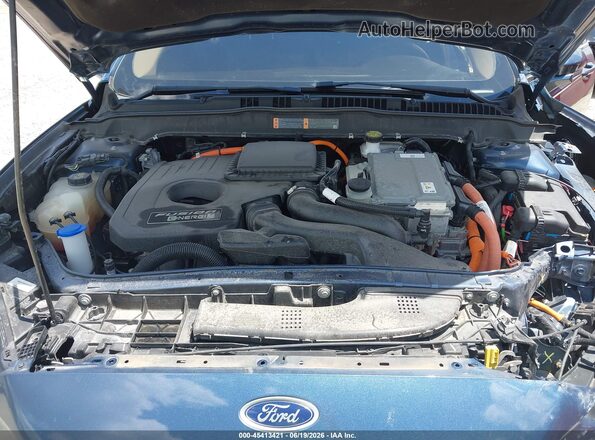 3FA6P0PU7JR222038 2018 FORD FUSION ENERGI Blue უკანა ხედი