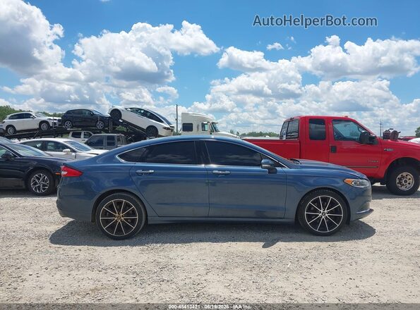 3FA6P0PU7JR222038 2018 FORD FUSION ENERGI Blue უკანა სალონის ხედი