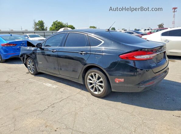 3FA6P0PU8JR232643 2018 FORD FUSION Black Trasero izquierdo