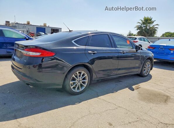 3FA6P0PU8JR232643 2018 FORD FUSION Black Trasero derecho