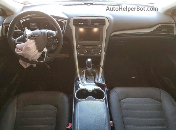 3FA6P0PU9GR384715 2016 FORD FUSION Gray Widok deski rozdzielczej