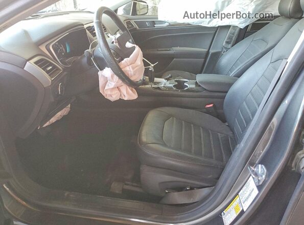 3FA6P0PU9GR384715 2016 FORD FUSION Gray Widok wnętrza z przodu