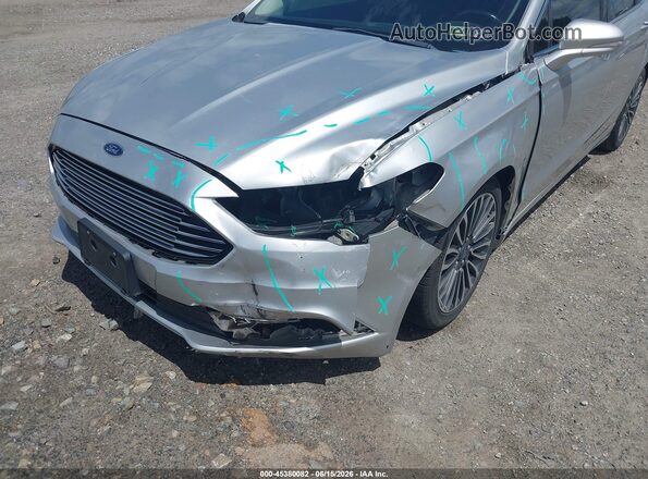 3FA6P0RU0JR241978 2018 FORD FUSION HYBRID Silver Вид спереду