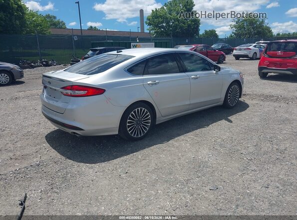 3FA6P0RU0JR241978 2018 FORD FUSION HYBRID Silver Задня права чверть