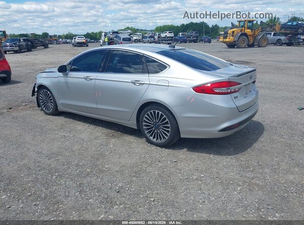 3FA6P0RU0JR241978 2018 FORD FUSION HYBRID Silver Задня ліва чверть