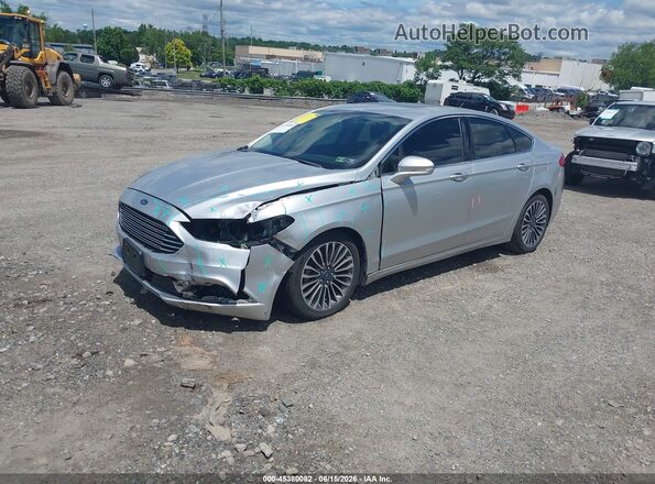 3FA6P0RU0JR241978 2018 FORD FUSION HYBRID Silver Передня ліва чверть