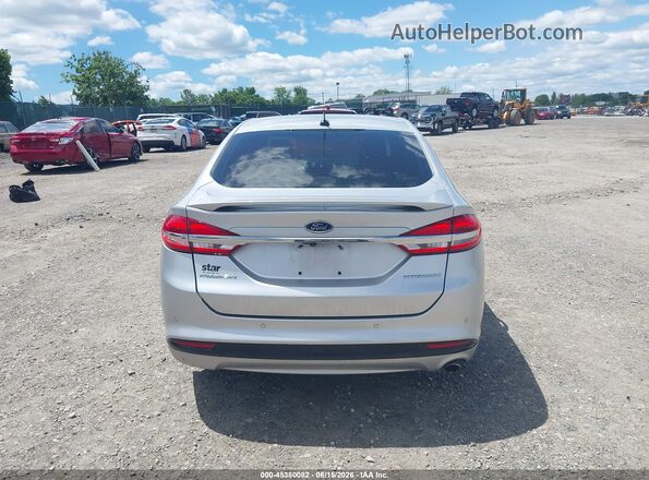 3FA6P0RU0JR241978 2018 FORD FUSION HYBRID Silver 