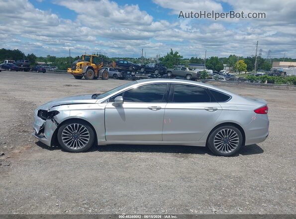 3FA6P0RU0JR241978 2018 FORD FUSION HYBRID Silver Вид задньої частини салону