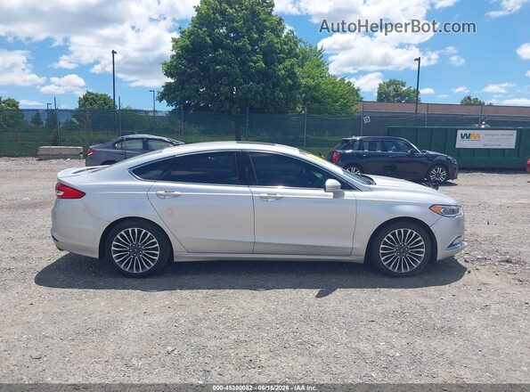 3FA6P0RU0JR241978 2018 FORD FUSION HYBRID Silver Вид щитка приладів