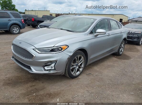3FA6P0RU0LR132729 2020 FORD FUSION Серебряный Передняя левая четверть