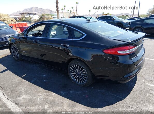 3FA6P0RU1JR246817 2018 FORD FUSION HYBRID Черный Задняя левая четверть