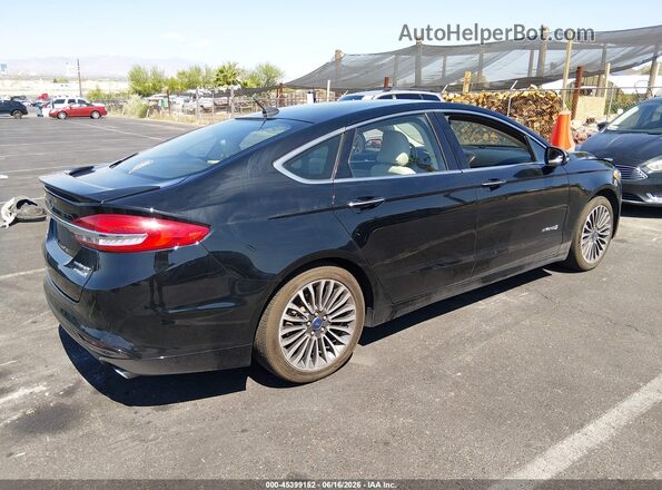3FA6P0RU1JR246817 2018 FORD FUSION HYBRID Черный Задняя правая четверть