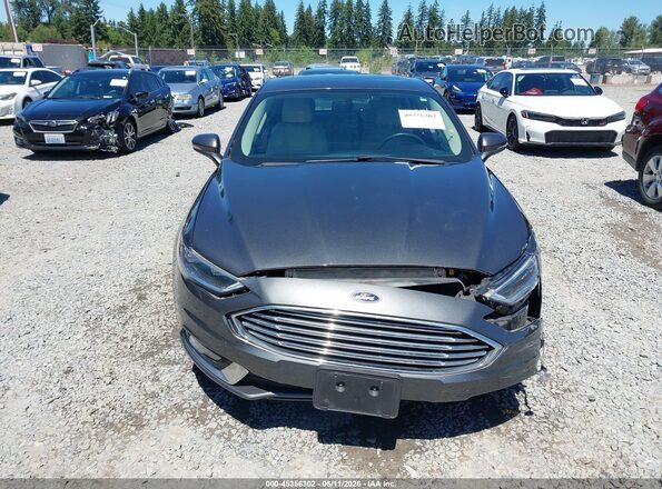 3FA6P0RU4HR279935 2017 FORD FUSION HYBRID Gray ხელსაწყოთა პანელის ხედი