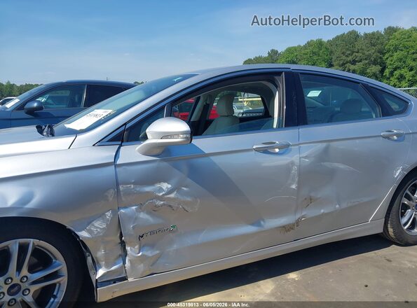 3FA6P0RU5GR154893 2016 FORD FUSION HYBRID Silver Դիմացի տեսք
