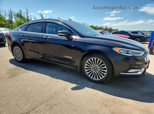 3FA6P0RU5JR206790 2018 FORD FUSION Black 