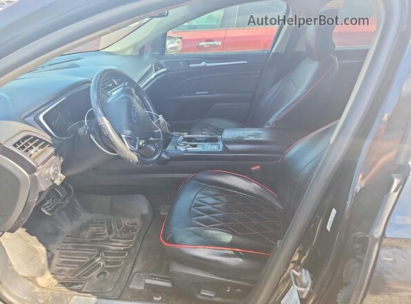 3FA6P0RU5JR206790 2018 FORD FUSION Black 