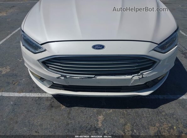 3FA6P0RU6JR143344 2018 FORD FUSION HYBRID White Դիմացի տեսք