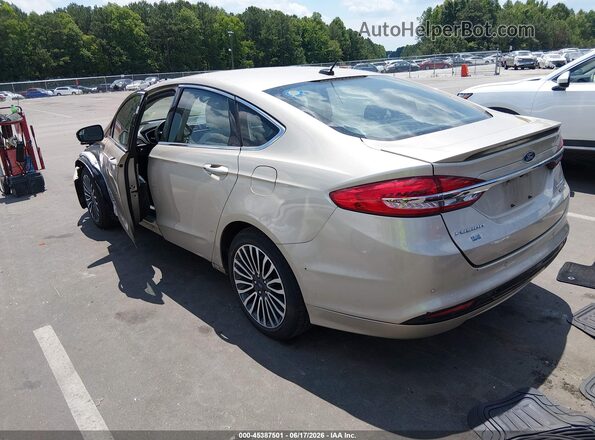 3FA6P0RU6JR175419 2018 FORD FUSION HYBRID Champagne Հետևի ձախ