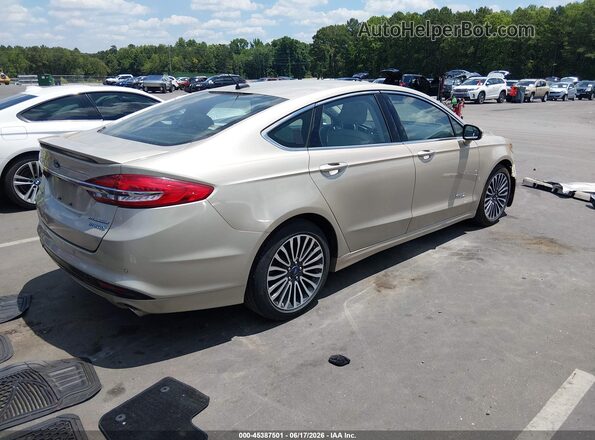 3FA6P0RU6JR175419 2018 FORD FUSION HYBRID Champagne Հետևի աջ