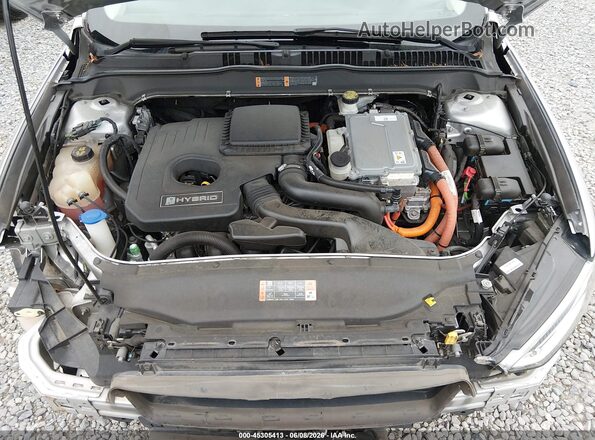 3FA6P0RU8JR132524 2018 FORD FUSION HYBRID Silver Հետևի տեսք