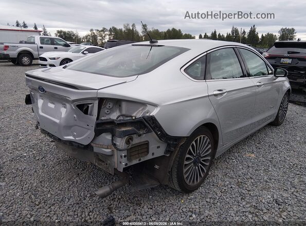 3FA6P0RU8JR132524 2018 FORD FUSION HYBRID Silver Հետևի աջ