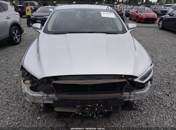 3FA6P0RU8JR132524 2018 FORD FUSION HYBRID Silver Սալոնի հետևի տեսք