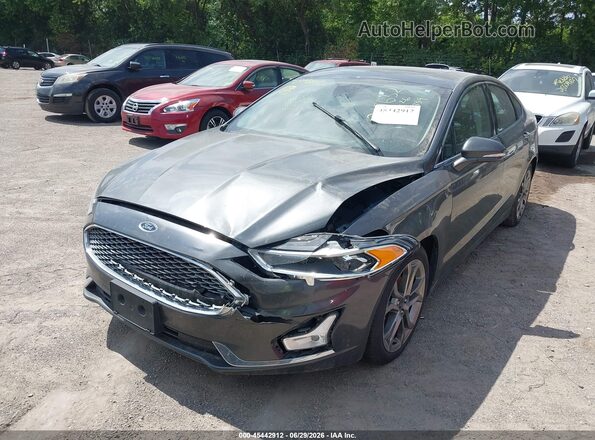 3FA6P0RUXLR219652 2020 FORD FUSION Gray Widok z przodu