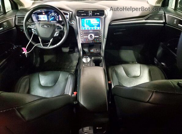 3FA6P0SU3LR159062 2020 FORD FUSION Blue Dashboard view