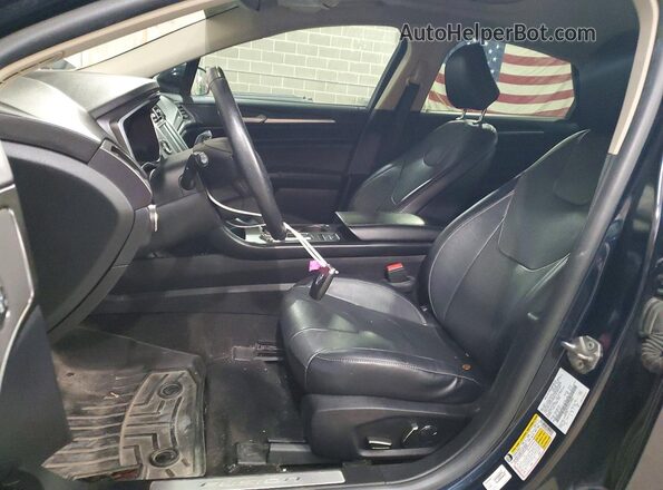 3FA6P0SU3LR159062 2020 FORD FUSION Blue Front interior view
