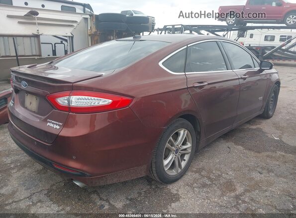 3FA6P0SU7GR241494 2016 FORD FUSION ENERGI Brown Trasero derecho